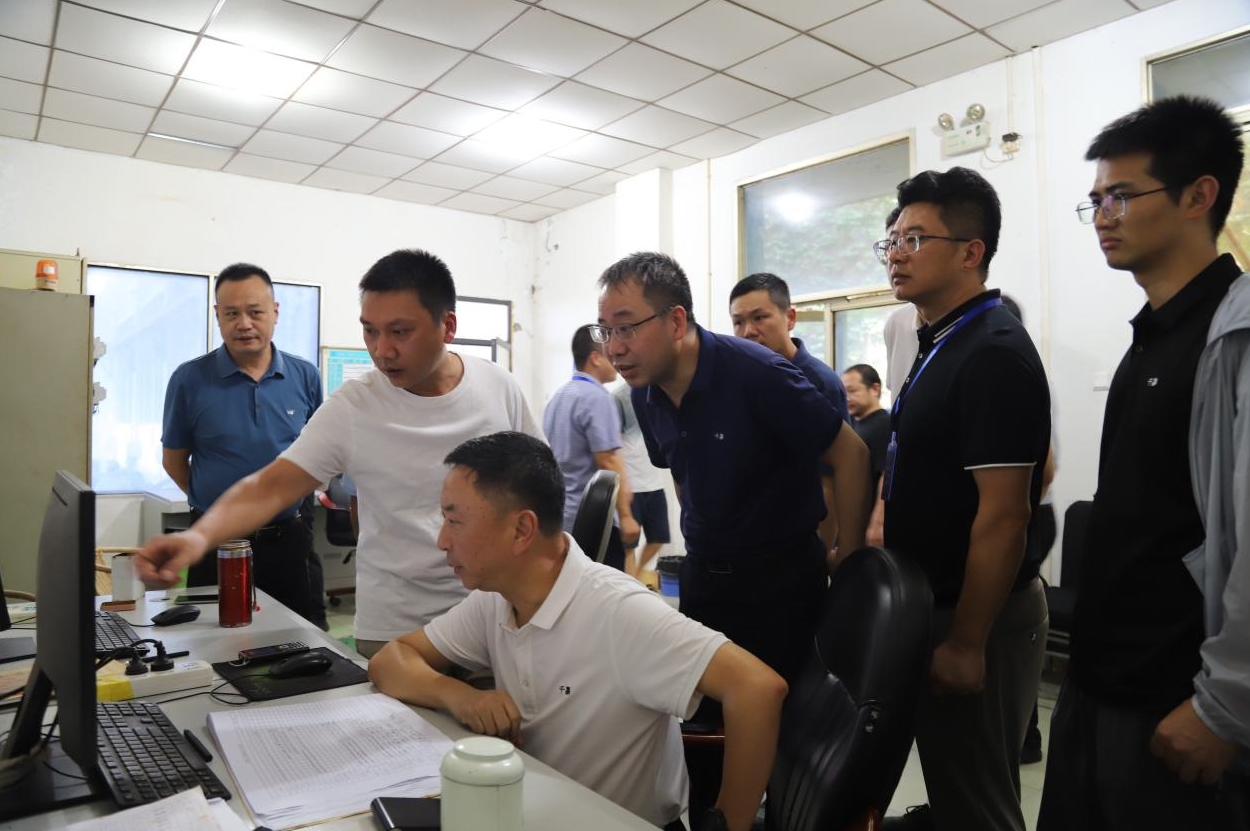千嘉科技黨委書記、副總經理、博士后科研工作站導師趙勇帶隊到清源水務公司開展課題調研